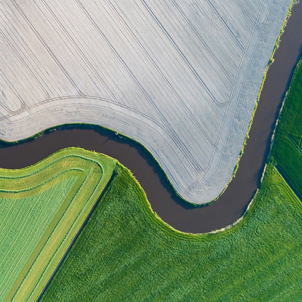 Irrigated fields