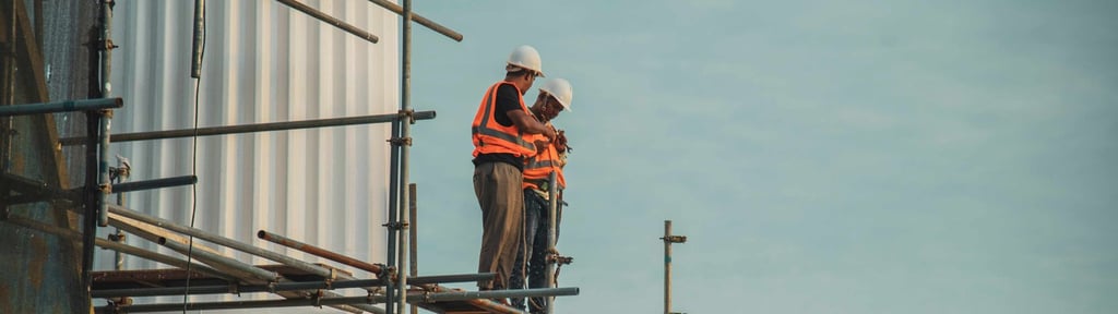 Men on construction