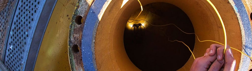 allnex manhole from above with drone