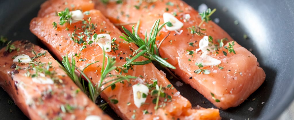 Cooked salmon