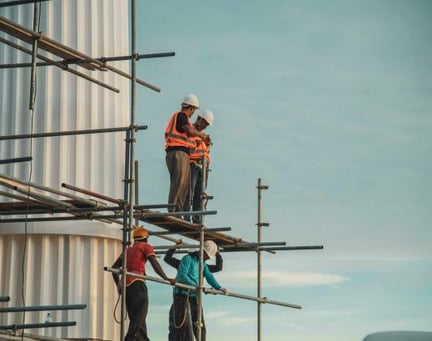 Men on construction