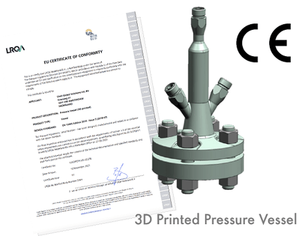 Shell 3D printed Vessel