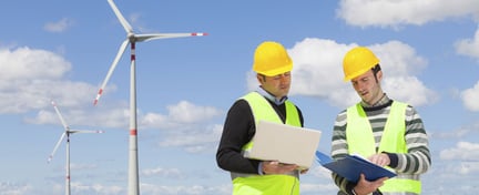 Engineers-in-wind-farm