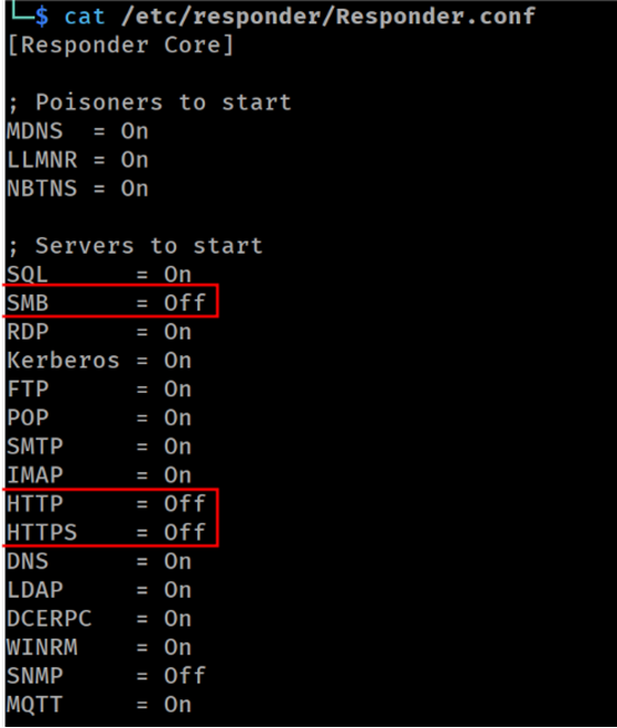 500|Responder configuration