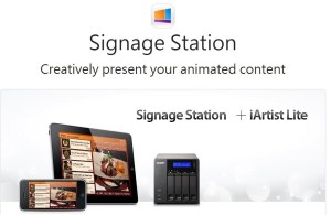 Figure 1 - QNAP Signage Station website.